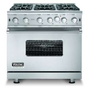  Viking VGIC5366BSS 36 Inch Freestanding Range Appliances