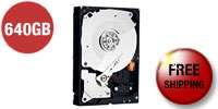 Western Digital Caviar Black 640GB 7200 RPM Internal Hard Drive  Bare 