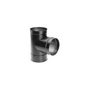   Plus 196007 Duravent 7 Inch Tee Black Stovepipe