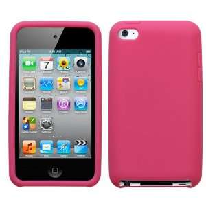  Solid Skin Cover (Hot Pink) For Apple Ipod Touch 4g 4th Generation 
