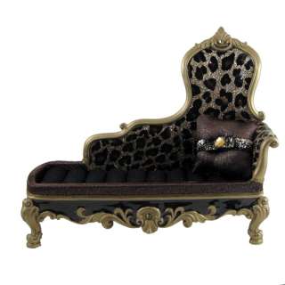 Leopard Print Ring Holder Organizer Jewelry Display Chaise Lounge 