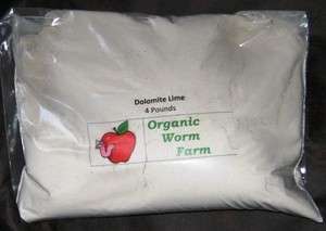 Dolomite Lime ( with magnesium)   4 Pounds   For Gardens & Worm Bins 