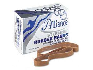 Alliance Sterling Ergonomically Correct Rubber Bands, #107, 7 x 5/8 
