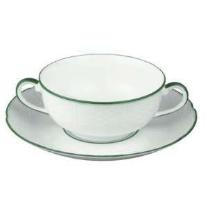  Raynaud Villandry Green 10.8 oz Cream Soup Cup