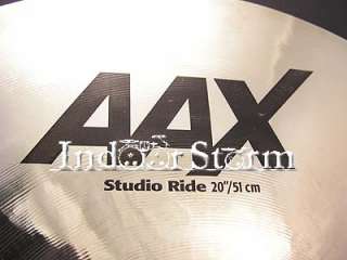 Sabian 20 AAX Studio Ride Cymbal Brilliant FREE Ship  