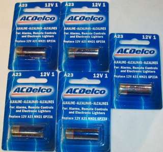 ACDELCO ALKALINE CAR ALARM/ELECTRONIC LIGHTER BATTERY A23  