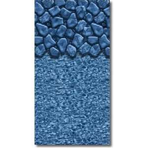  Above Ground Pool 20 GA. 48 Boulder Swirl Beaded Vinyl Liner 