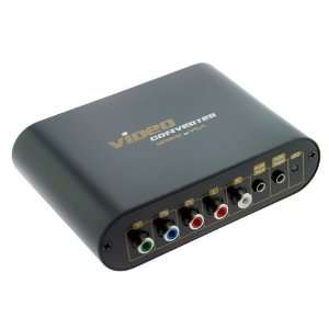  GTMax YPbPr Component to VGA Video Audio Converter Adapter 