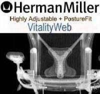 NIB Herman Miller Aeron Black Carbon Desk Chair Size C  