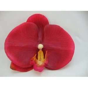  Deep Pink Orchid Hair Flower Clip and Pin 