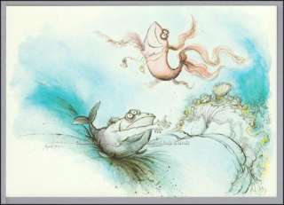 Searle Zoodiac Pisces Fish Postcard 718 Series  