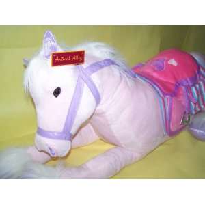  Animal Alley Jumbo Plush Pink Pony Over 40 Long Toys 