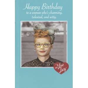 Greeting Card Birthday I Love Lucy Happy Birthday to a Woman Whos 