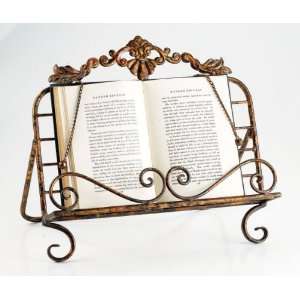   Antique Gold Easel Style Iron Decorative Book Stands