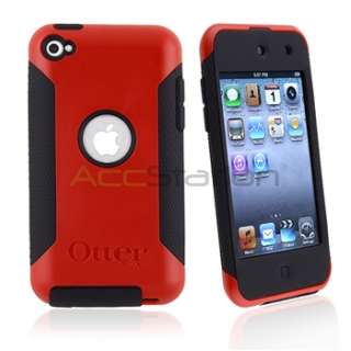 For APPLE IPOD TOUCH 4TH GEN OTTERBOX COMMUTER CASE   RED  