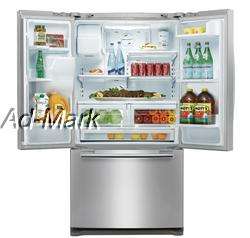 SAMSUNG 29 CUFT FRENCH DOOR REFRIGERATOR RFG297HDPN  