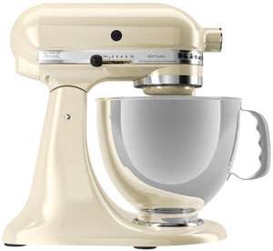   Almond Cream Artisan 5 Quart 325 Watt Stand Mixer 050946872926  