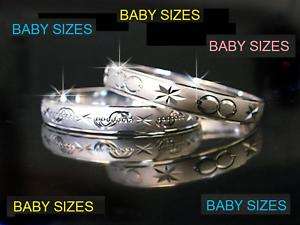 Mexican Silver Bracelets Baby Infant Size Tiny Thick  