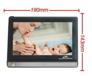 4GHz Wireless 2 pcs Camera 7 inch LCD Baby Monitor  