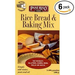 PaneRiso Foods Rice Bread & Baking Mix, 28.22 Ounce Boxes (Pack of 6 