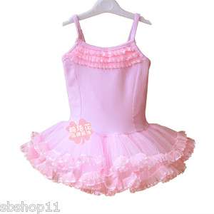 NWT Girls Tutu Dance Ballet Dress Leotards Pink 2T 5T  
