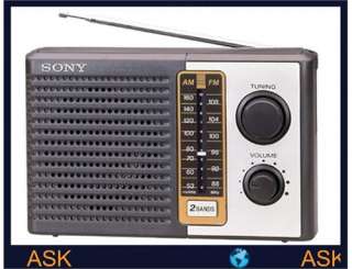 NEW Sony ICF F10 Radio Radios AM/FM  