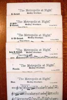 THE METROPOLIS AT NIGHT Medley Overture Concert Band Arrangement 