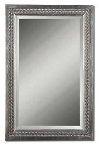 Silver Leaf Wall/Vanity/Bathroom/Bedroom Mirror 23x35  