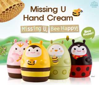   House] EtudeHouse Missing U Hand Cream Bee Happy 30ml 4 Types  