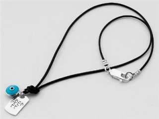 Ani le Dodi dogtag necklace black leather silver chain love jewish 