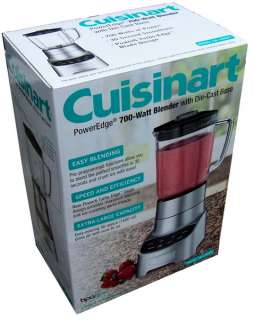 New Cuisinart PowerEdge Blender 700 Watt 56 oz Glass Jar Smoothie 
