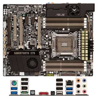 Asus SABERTOOTH X79 LGA2011/ Intel X79/ Quad CrossFireX&Quad SLI 
