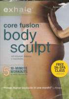 EXHALE Mind Body Spa CORE FUSION COLLECTION 3 Pack DVD  