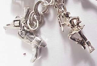 This bracelet and the charms are in excellent condition and eight are 
