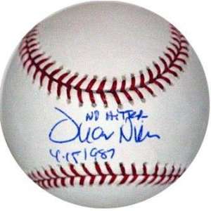 Juan Nieves Autographed Baseball   No Hitter Insc   Autographed 