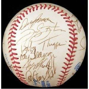  1987 White Sox Team 25 SIGNED Brown MLB Baseball 