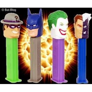   Batman, Joker, Riddler, and Two Face Dispenser Set (4) Toys & Games