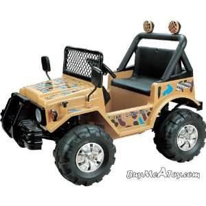   Powerful Battery Operated 2 seated Military Designed Jeep Ride on Car
