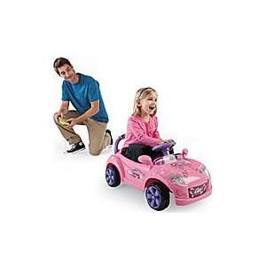 remote control girls first pink battery operated electric ride on car 