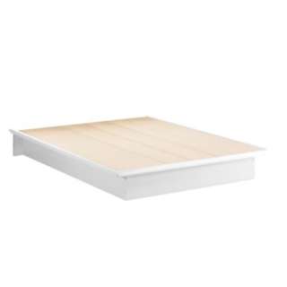 Simply Basics Platform Bed   White.Opens in a new window