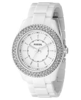 Fossil Watch, Womens White Resin Strap ES2444   Fossil Watches 