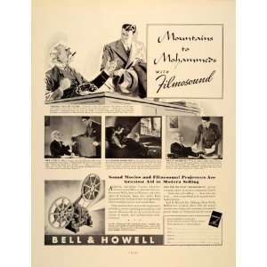  1938 Ad Bell Howell Film Sound Projector Larchmont Ave 