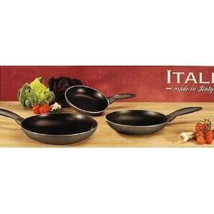   Set of 3 ITALIAN SAUTE PANS by BIALETTI CASA ITALIA 