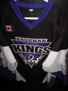   USED SEWN #27 KINGS HOCKEY JERSEY CANADA VAUGHAN MENS S M  