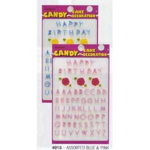  CANDY CAKE HAPPY BIRTHDAY DECORATIONS PINK Toys & Games