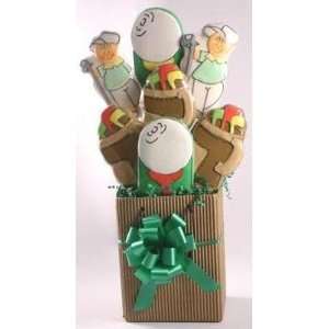 Hand Decorated Cookie Bouquet   Golfer Grocery & Gourmet Food