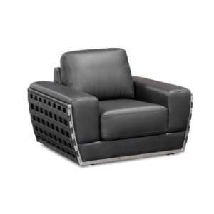  The Wave Chair in Black Leather