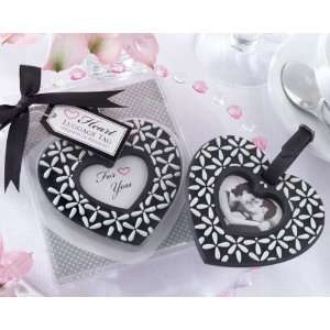   Your Heart Black and White Luggage Tag (Set of 32)