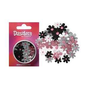    Dazzlers Small Florettes Pink, Grey, White, Black