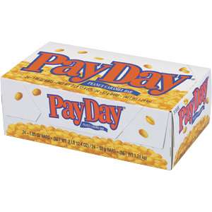 24 PAYDAY CANDY BARS / PAY DAY CANDY BARS ALWAYS FRESH  